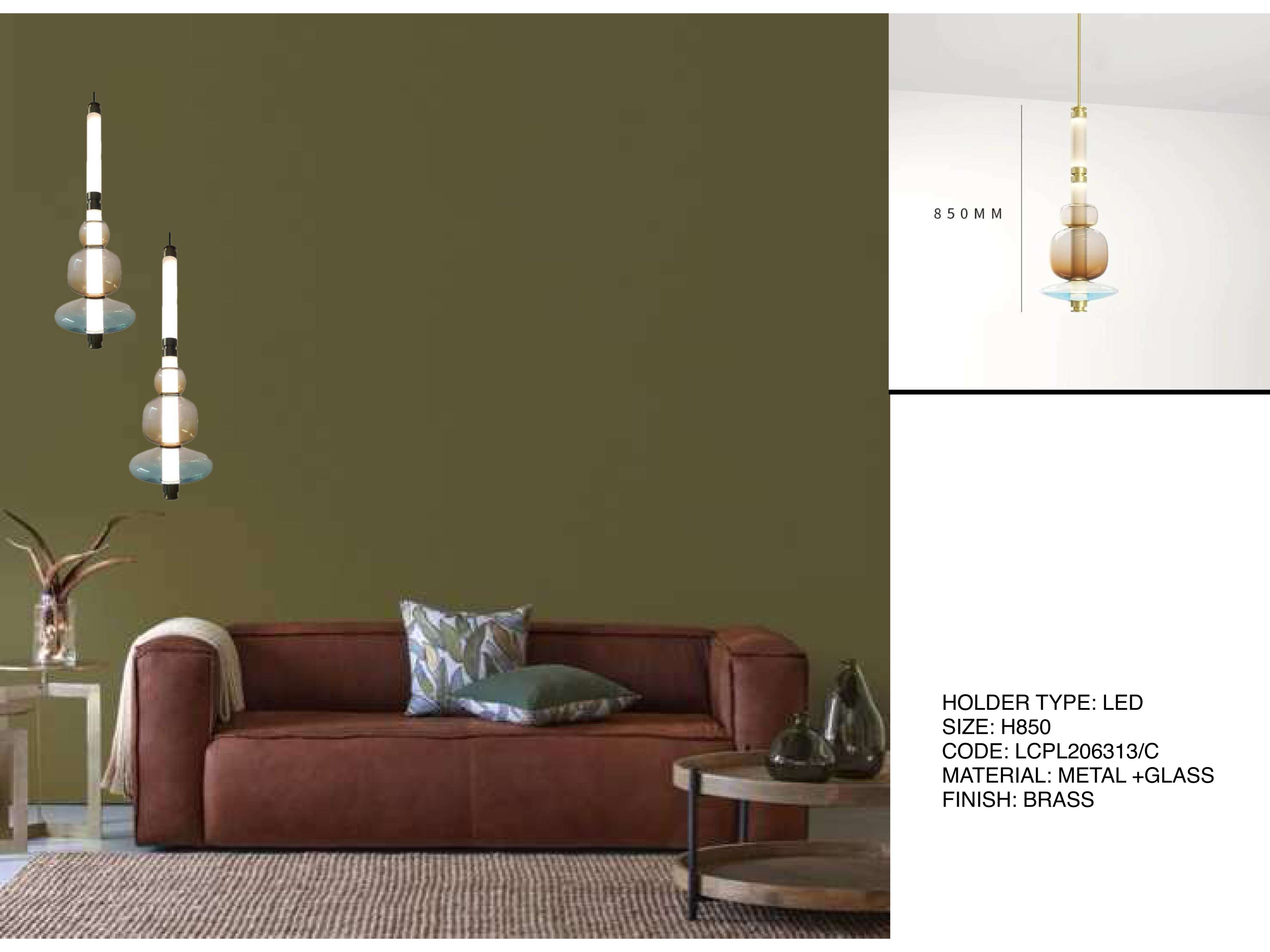 Beyond Lights - Glass Pendant Light- LCHL